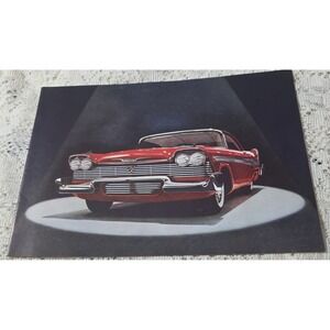 1958 Plymouth Brochure Catalog Vintage Classic Car Advertising Collectible